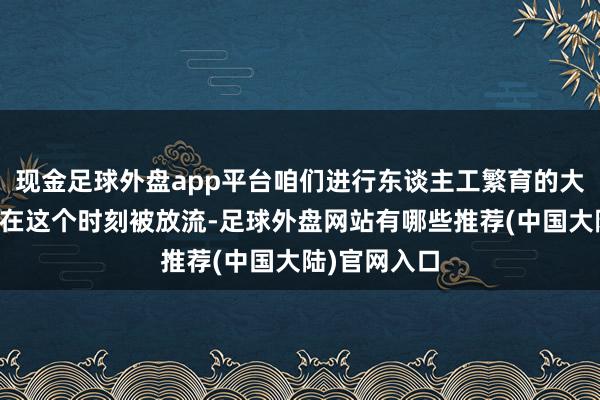 现金足球外盘app平台咱们进行东谈主工繁育的大马哈鱼也会在这个时刻被放流-足球外盘网站有哪些推荐(中国大陆)官网入口