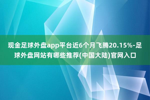 现金足球外盘app平台近6个月飞腾20.15%-足球外盘网站有哪些推荐(中国大陆)官网入口